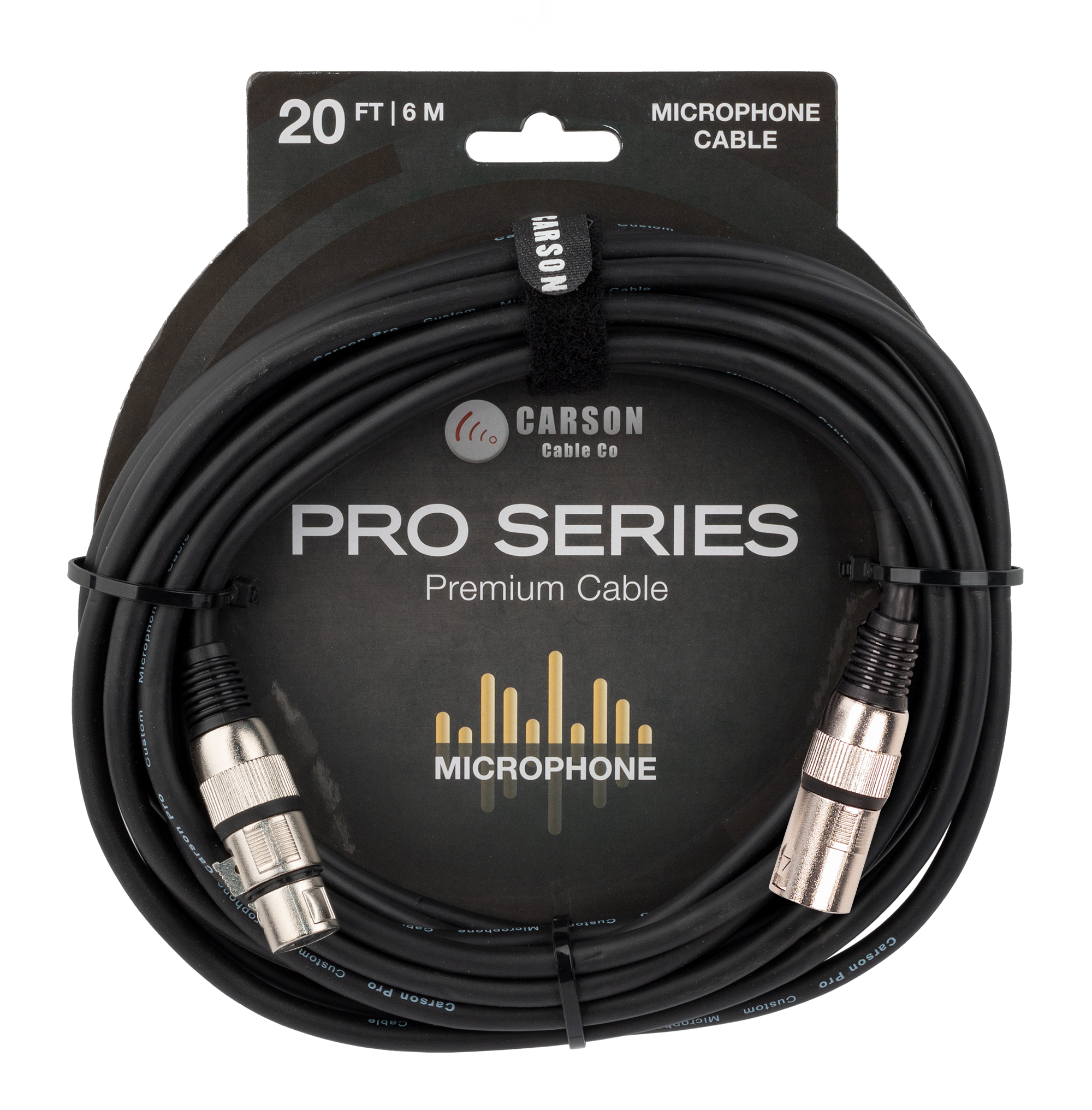Carson | CAM20L | 20 ft Microphone Cable | Black Carson | CAM20L | 20 ft Microphone Cable | Black